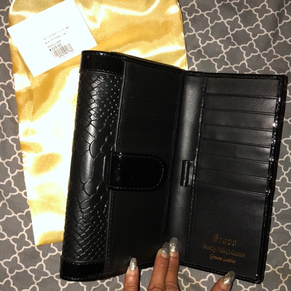 BLACK LABEL PATENT N SNAKESKIN WALET main image 4